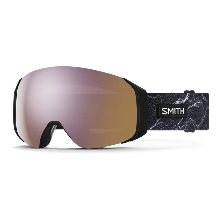 Smith 4D Mag S Snow Goggles AC Hadley Hammer, Everyday Rose Gold Mirror Lens New