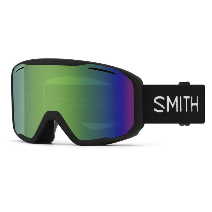Smith Blazer Ski / Snow Goggles, Black Frame, Green Sol-X Mirror Lens New