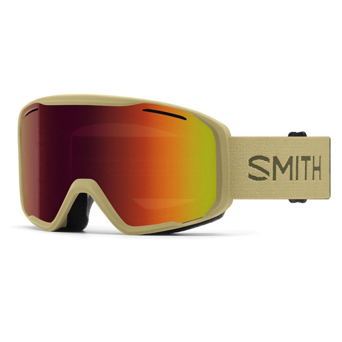 Smith Blazer Ski / Snow Goggles, Sandstorm Forest Frame, Red Sol-X Mirror Lens