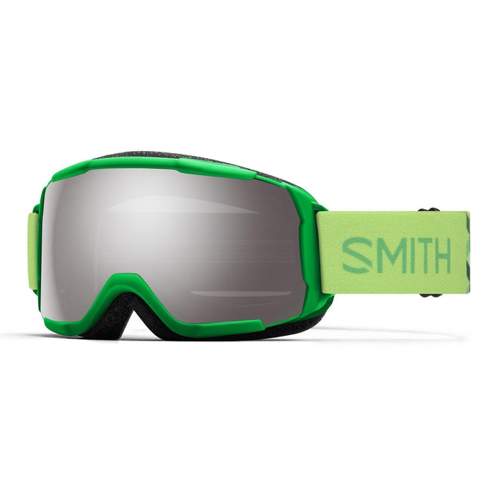 Smith Grom Youth Snow Goggles Slime Watch Your Step, Sun Platinum Mirror Lens
