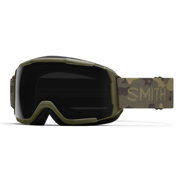 Smith Grom Youth Snow Goggles Vintage Camo Frame, ChromaPop Sun Black Lens New