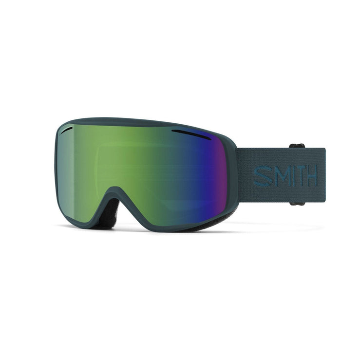 Smith Rally Ski / Snow Goggles Pacific Frame, Green Sol-X Mirror Lens New