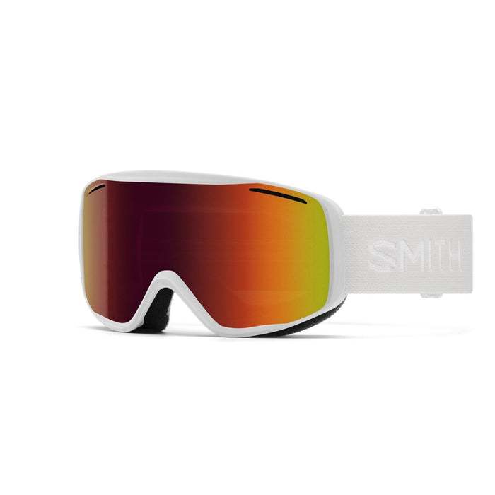 Smith Rally Ski / Snow Goggles White Frame, Red Sol-X Mirror Lens New