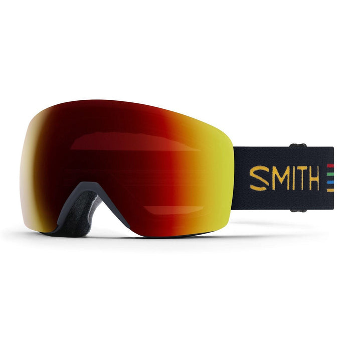 Smith Skyline Ski / Snow Goggles Midnight Slash, Chromapop Sun Red Mirror Lens