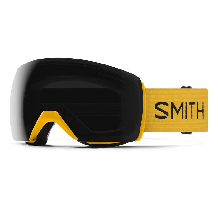 Smith Skyline XL Ski / Snow Goggles Gold Bar Frame, ChromaPop Sun Black Lens New