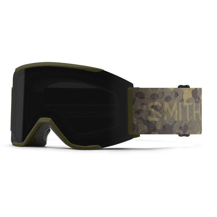 Smith Squad Mag Ski / Snow Goggles Vintage Camo, ChromaPop Sun Black + Bonus New