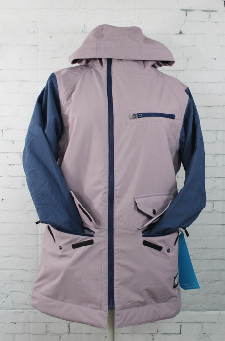 Neff Jenna Snowboard Jacket, Women's Medium, Purple / Blue