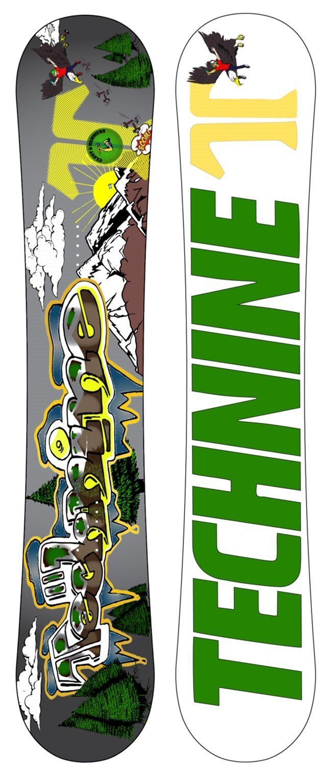 Technine Cloutier Pro Team Stick Snowboard 152 cm Grey