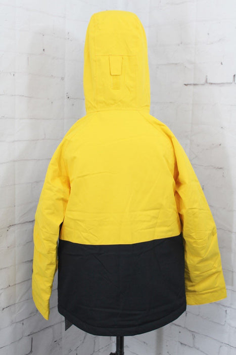 686 Jinx Insulated Snowboard Jacket, Boy's Youth Small, Sub Yellow Ridgeline