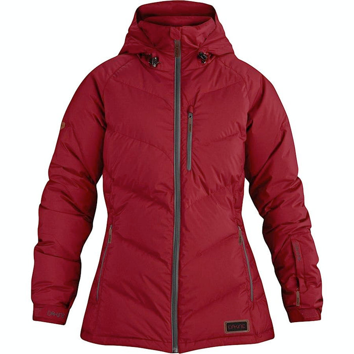 Dakine Kensington Down Snowboard Jacket, Women's Medium, Garnet Red New