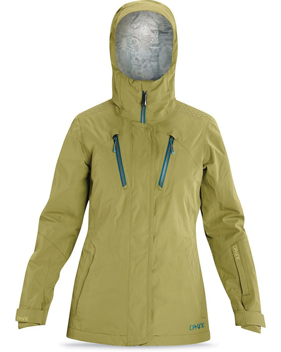 Dakine Kendall 2L GoreTex Snowboard Jacket, Women's Medium, Moss Green New