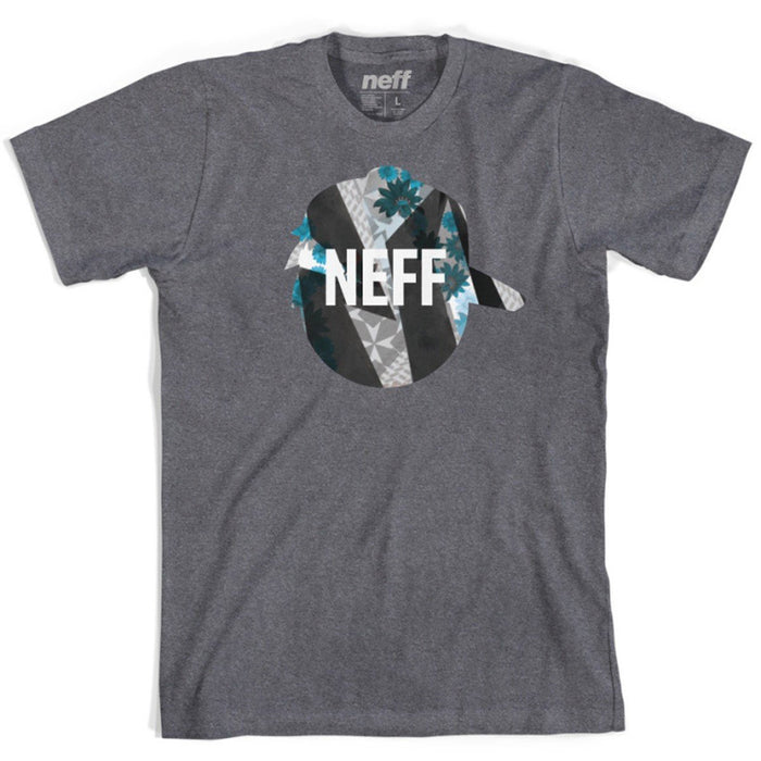 Neff Kengineered 2.46 Short Sleeve T-Shirt, Men's Large, Charcoal Heather Grey