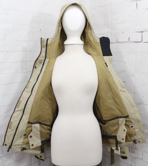 L1TA The Garden Snowboard Jacket Womens Size Medium Stone/Khaki New