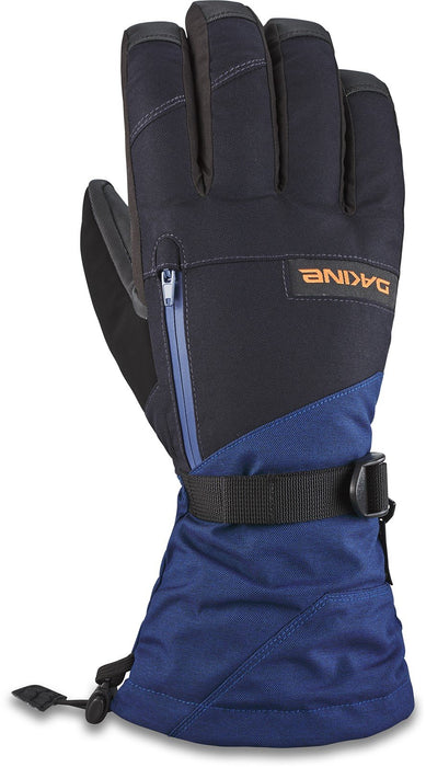 Dakine Leather Titan GoreTex Gloves Men Large Deep Blue w/ Liner New 2023