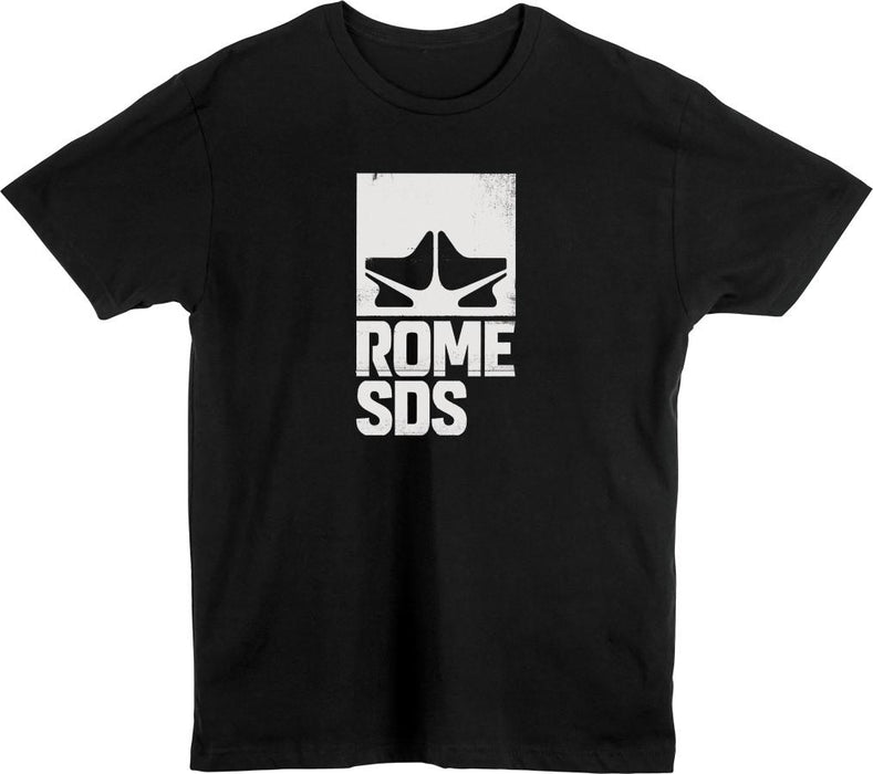 Rome SDS Logo S/S T-Shirt Tee Men's Medium Black