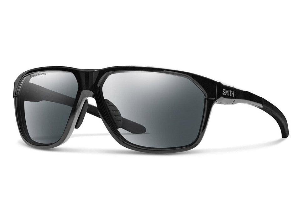 Smith Leadout Pivlock Sunglasses Black Frame, Photochromic Clear to Gray Lens