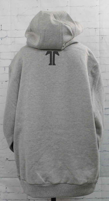Technine OG Logo Hoodie, Pullover Sweatshirt, Men's Medium, Light Gray New