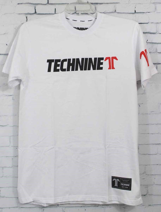 Technine OG Logo Tee Mens Short Sleeve T-Shirt Medium White New