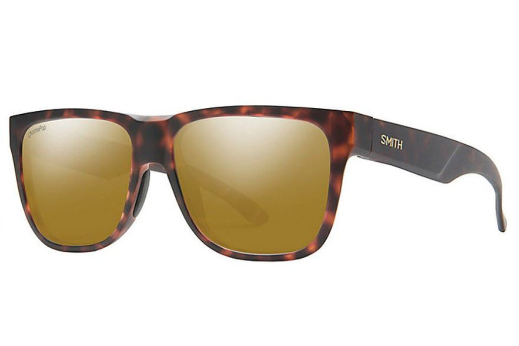 Smith Lowdown 2 Sunglasses Matte Tortoise, Polarized Bronze Mirror Lens New