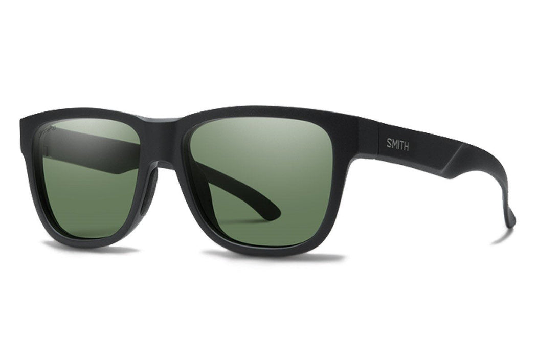Smith Lowdown Slim 2 Sunglasses Matte Black Frame, Polarized Gray Green Lens New