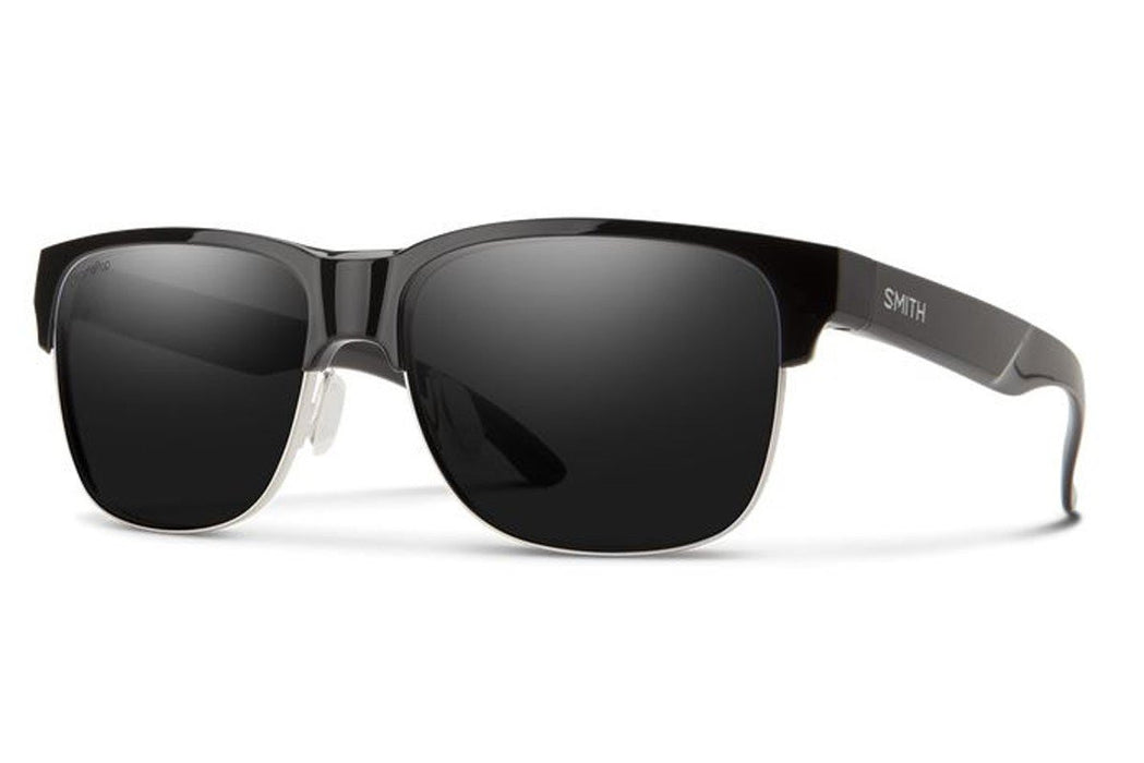 Smith Lowdown Split Sunglasses Matte Black Frame, Polarized Black Lens New