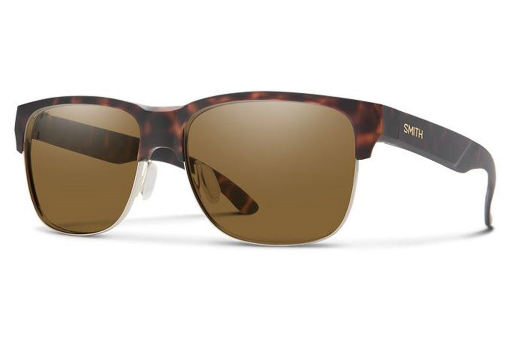 Smith Lowdown Split Sunglasses Matte Tortoise, Polarized Brown Lens New