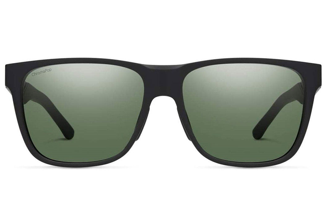 Smith Lowdown Steel Sunglasses Matte Black Ruthenium, Polarized Gray Green Lens