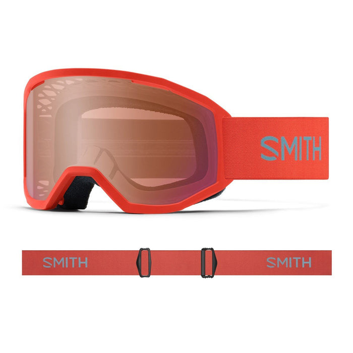 Smith Loam MTB / Bike Goggles Poppy / Terra Contrast Rose Flash + Bonus Lens New