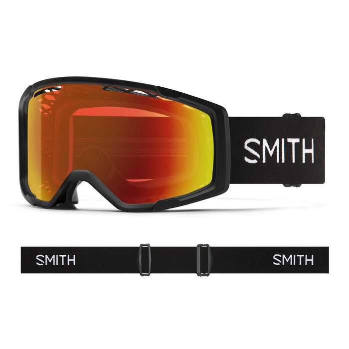 Smith Rhythm MTB /Bike Goggles Black Frame ChromaPop Red Mirror + Bonus Lens New