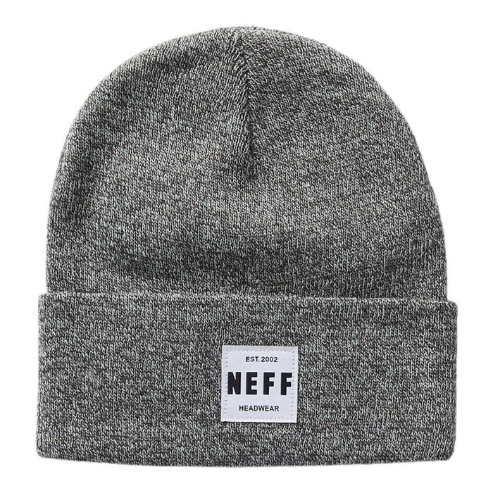 NEFF Lawrence Heather Beanie, Acrylic One Size Fits Most, Silver Heather New