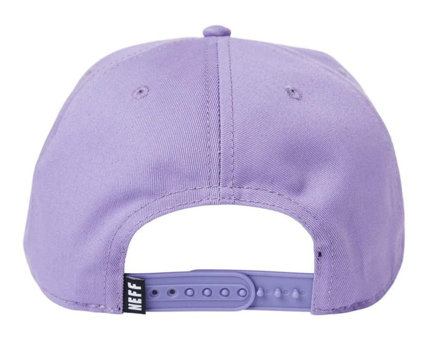 Neff Bulged Unstructured Cap Snapback Baseball Hat, One Size, Purple New