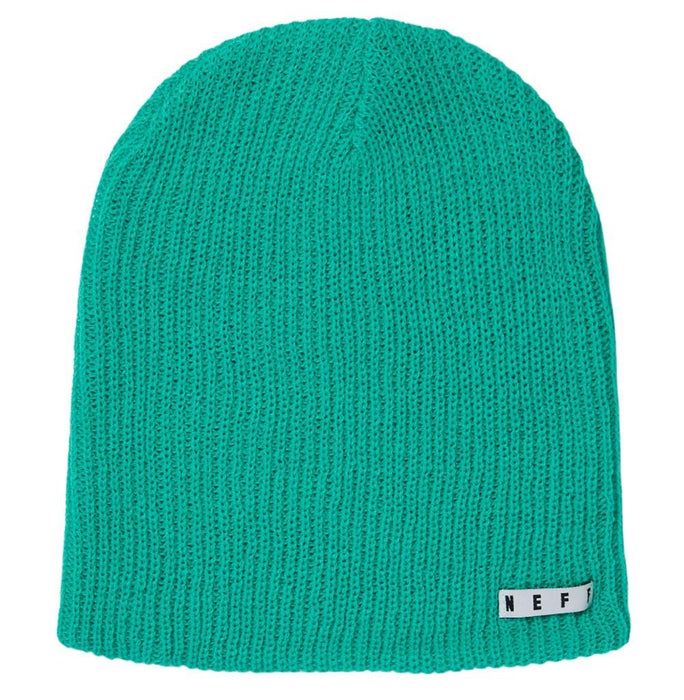 Neff Daily Beanie, Acrylic Rib Knit, One Size Fits Most, Teal Blue, New