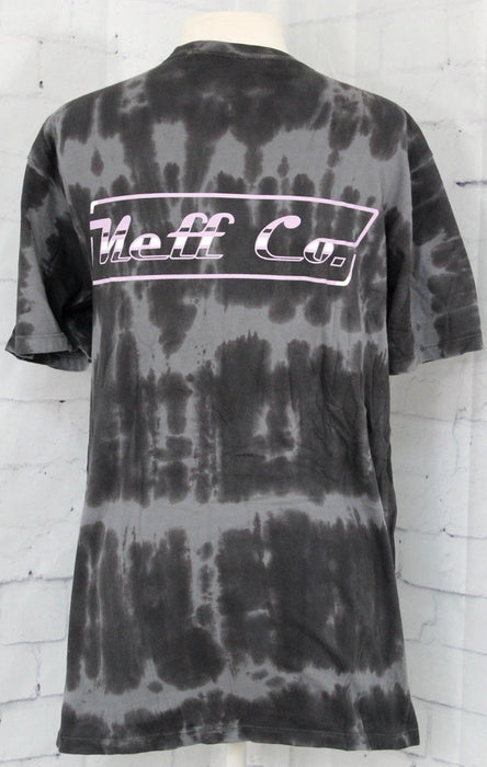 Neff Highway Short Sleeve Tee Shirt, Men's Medium, Black Charcoal Gray New