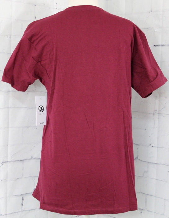 Neff New World Cotton Short Sleeve Tee Shirt, Men's Medium, Texas Orange New