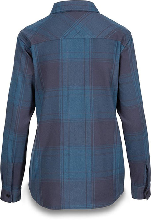 Dakine Women's Noella Tech Flannel L/S Shirt Medium Star Gazer Blue New