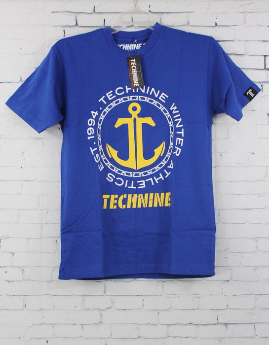 Technine Mens Nautical Short Sleeve T-Shirt XXL Dodger New
