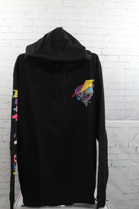 Neff Scooter Pullover Hoodie, Men's Size Large, Black