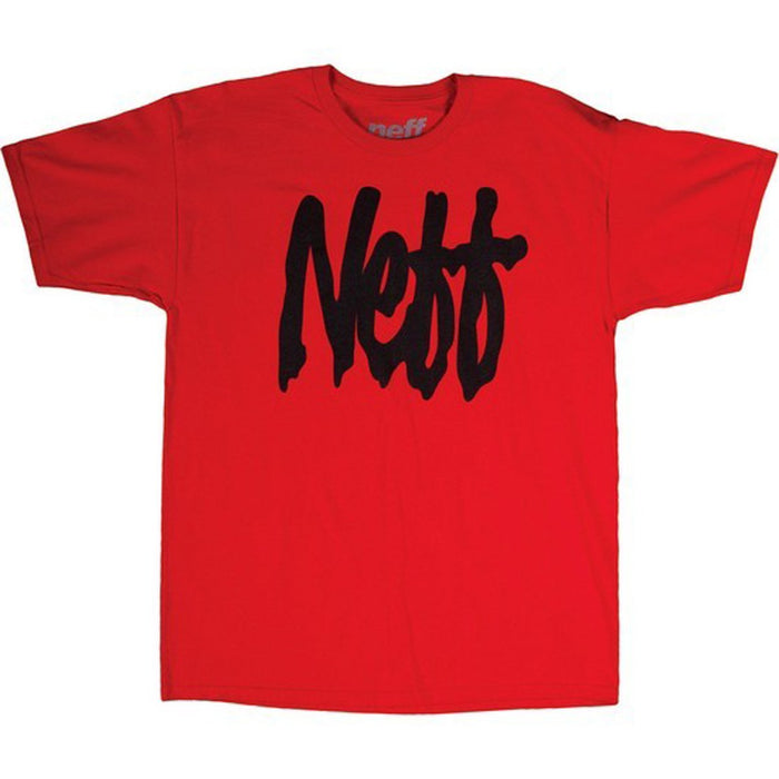 Neff Snake Strife Cotton Short Sleeve T-Shirt, Men's Large, Red New