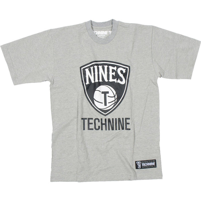 Technine Mens Nines Short Sleeve T-Shirt XXL Athletic Grey New
