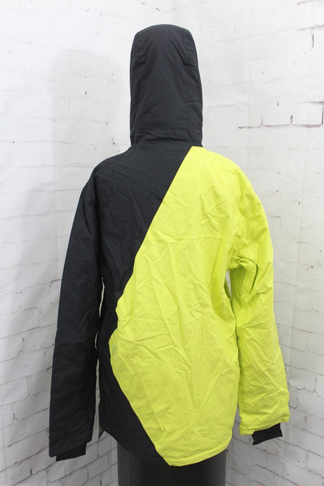 Nitro Vex Insulated Snowboard Jacket Mens Size Large Citrus / Black New