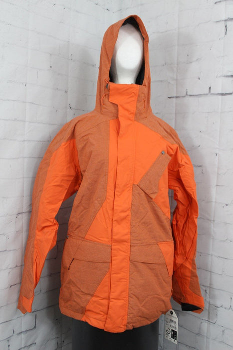 Nitro Closer Snowboard Jacket, Men's Size Large, Orange / Heather