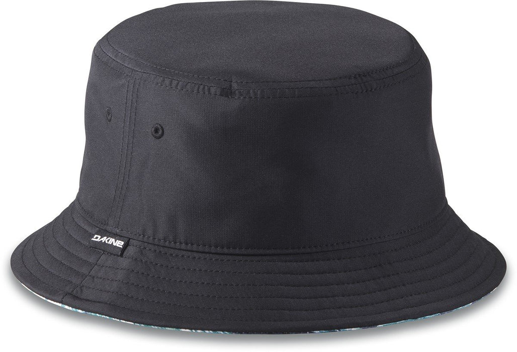 Dakine Option Reversible Bucket Hat Blue Isle Print / Black Unisex One Size New