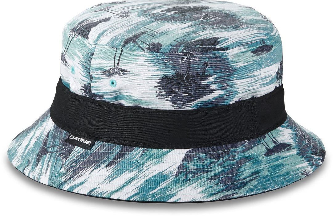 Dakine Option Reversible Bucket Hat Blue Isle Print / Black Unisex One Size New