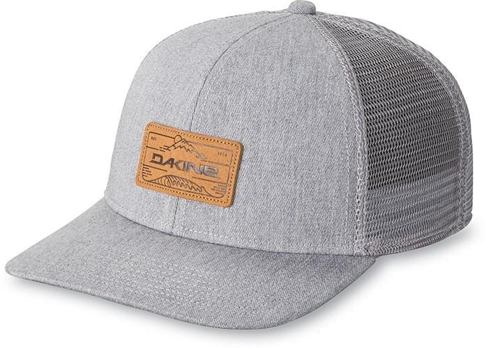 Dakine Peak to Peak Trucker Snapback Cap Unisex Heather Grey New Hat