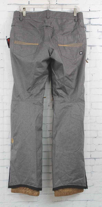 686 Womens Patron Insulated Snowboard Pants Small Charcoal Melange