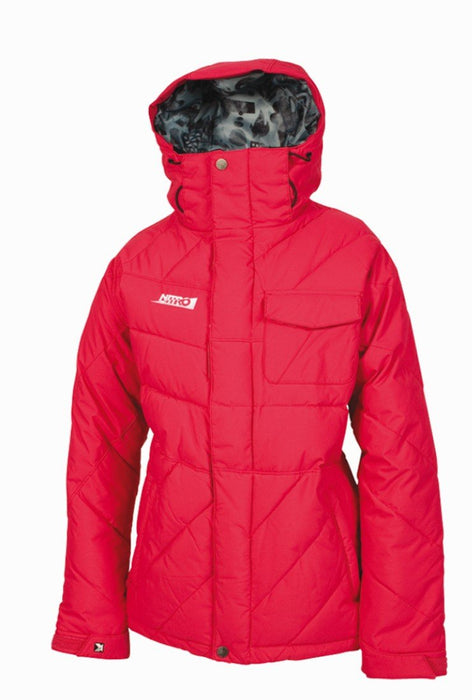 Nitro Perfect Kiss Insulated Snowboard Jacket Womens Medium Dark Pink Rubine New