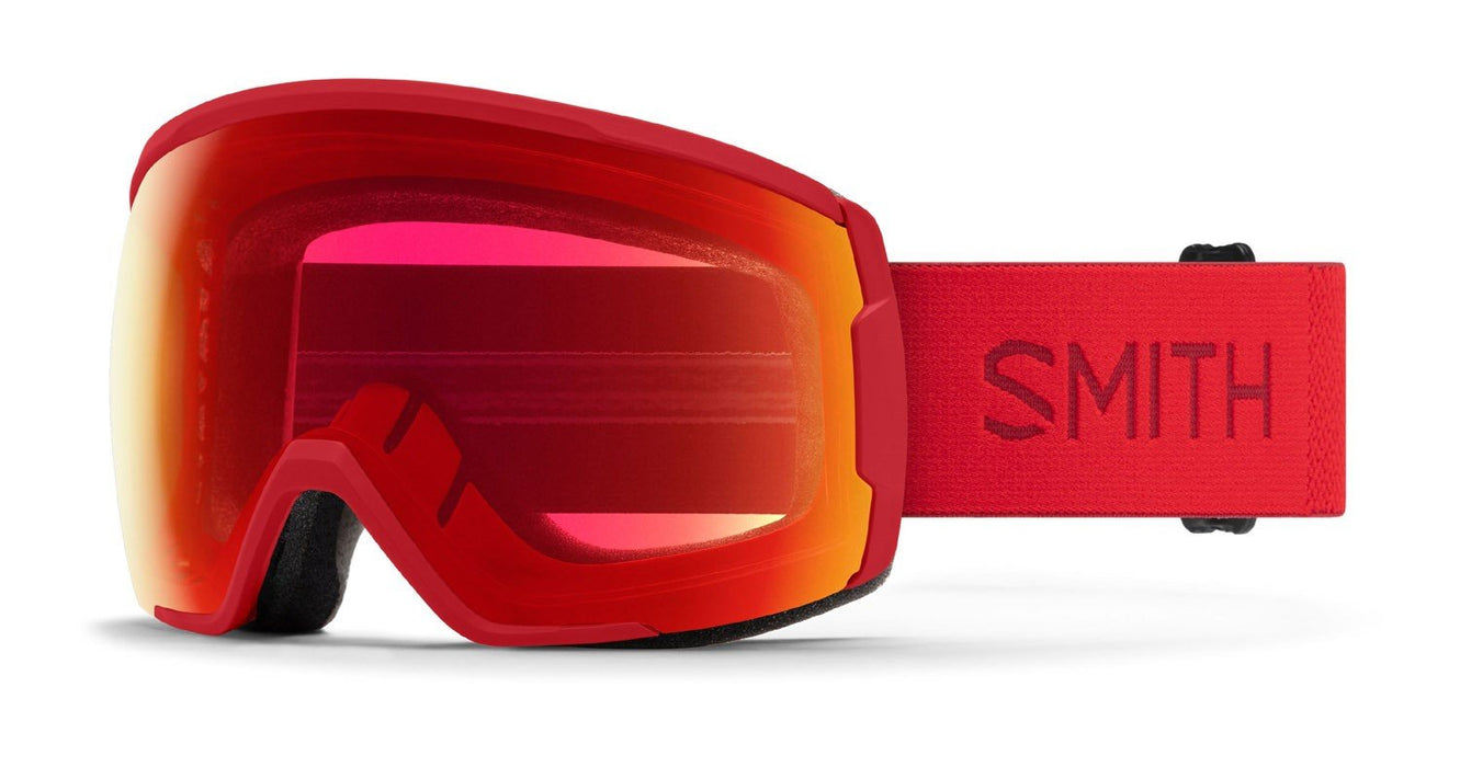 Smith Proxy Snow Goggles Lava Frame, Chromapop Photochromic Red Mirror Lens New