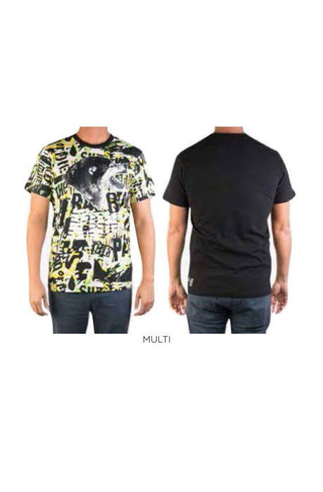 Neff Running Wild Tee T-Shirt Men's Medium Multi Color