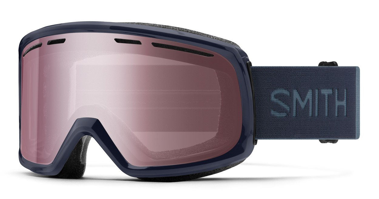 Smith Range Snow Goggles French Navy Frame, Ignitor Mirror Lens New 2022