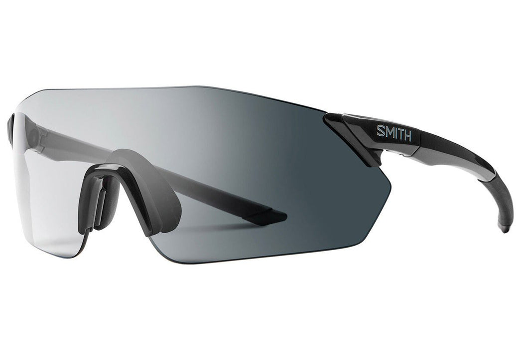 Smith Reverb Sunglasses Black Frame, Photochromic Clear to Gray Lens New